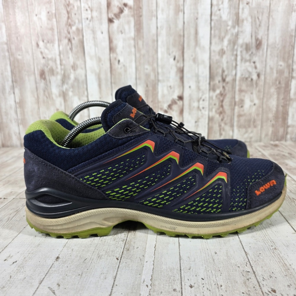Lowa Maddox GTX LO Mens Navy Lime Gore-Tex Hiking Shoes 310614-6903 Size 11